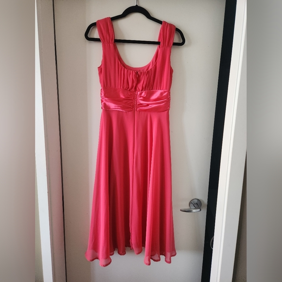 Pink Flowy Tank Dress - Picture 6 of 11